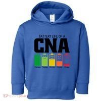 Funny Battery Life Of Cna Certified Nursing Assistant Nurse Gift Toddler Hoodie thumb 0