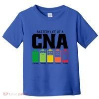 Funny Battery Life Of Cna Certified Nursing Assistant Nurse Gift Toddler T-Shirt thumb 0