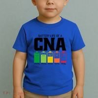 Funny Battery Life Of Cna Certified Nursing Assistant Nurse Gift Toddler T-Shirt thumb 2