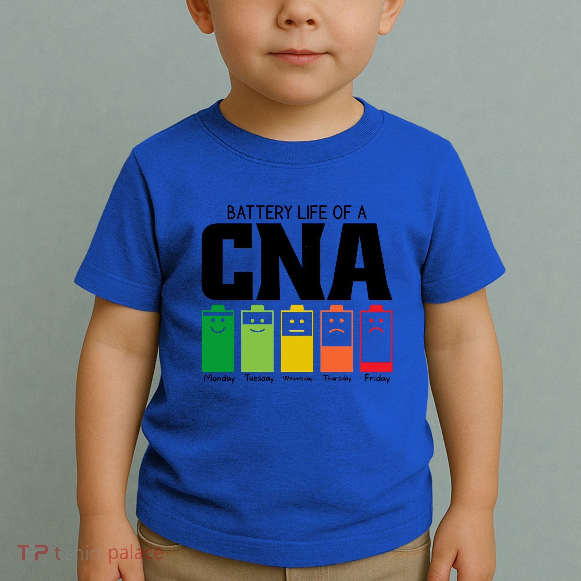 Funny Battery Life Of Cna Certified Nursing Assistant Nurse Gift Toddler T-Shirt