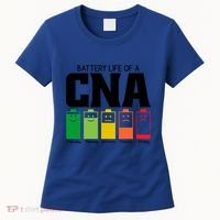 Funny Battery Life Of Cna Certified Nursing Assistant Nurse Gift Women's T-Shirt thumb 0