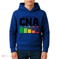 Funny Battery Life Of Cna Certified Nursing Assistant Nurse Gift Kids Hoodie thumb 4