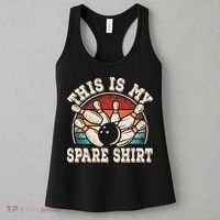 Funny Bowling Lover Bowler Retro This Is My Spare Women's Tank Top thumb 3