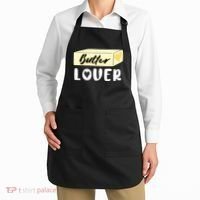 Funny Butter Lover Matching Group Apron thumb 2