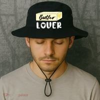 Funny Butter Lover Matching Group Bucket Hat thumb 2