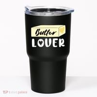 Funny Butter Lover Matching Group Tumbler thumb 0