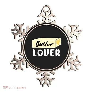 Funny Butter Lover Matching Group Ornament
