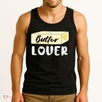 Funny Butter Lover Matching Group Tank Top thumb 3