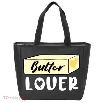 Funny Butter Lover Matching Group Tote Bag