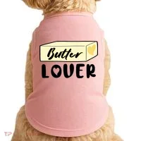 Funny Butter Lover Matching Group Doggie Tank thumb 0