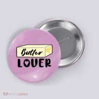 Funny Butter Lover Matching Group Button thumb 0