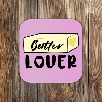Funny Butter Lover Matching Group Coaster