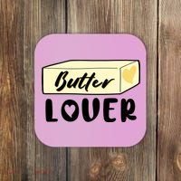 Funny Butter Lover Matching Group Coaster thumb 0