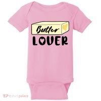 Funny Butter Lover Matching Group Baby Bodysuit thumb 0