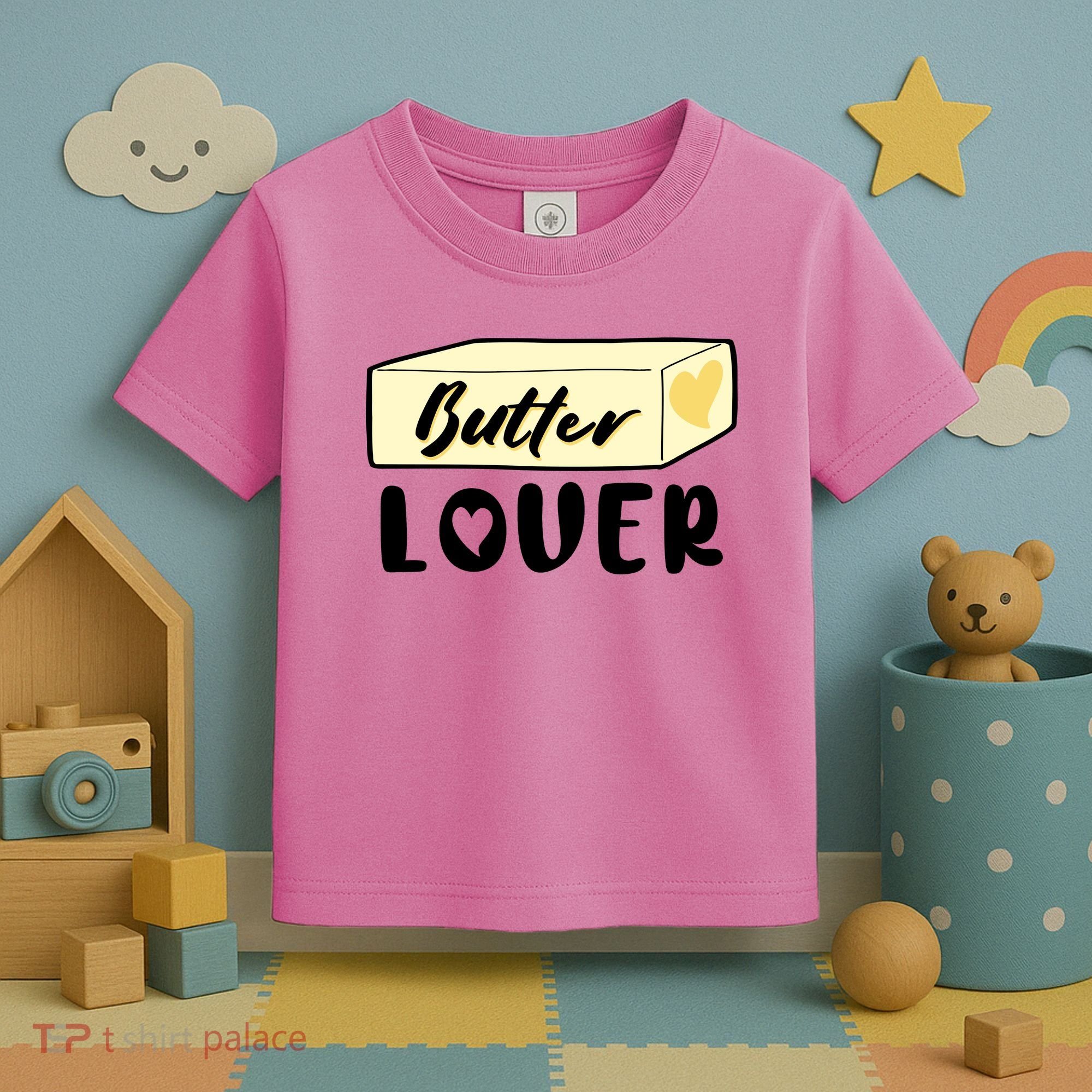Funny Butter Lover Matching Group Toddler T-Shirt