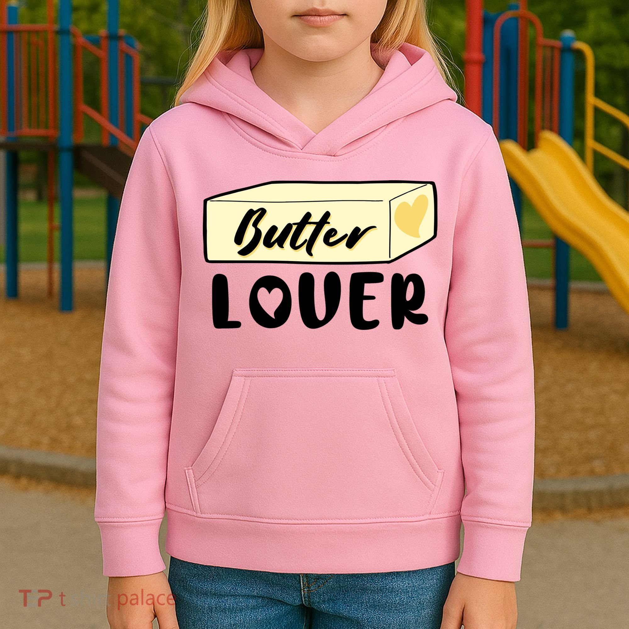 Funny Butter Lover Matching Group Kids Hoodie