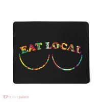 Funny Breastfeeding Meme Mom Eat Local Mousepad thumb 0