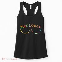 Funny Breastfeeding Meme Mom Eat Local Women's Tank Top thumb 0