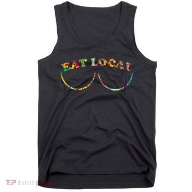 Funny Breastfeeding Meme Mom Eat Local Tank Top