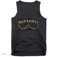Funny Breastfeeding Meme Mom Eat Local Tank Top thumb 0
