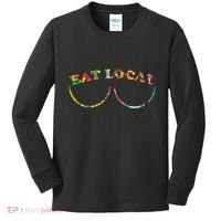 Funny Breastfeeding Meme Mom Eat Local Kids Long Sleeve Shirt thumb 0