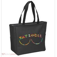 Funny Breastfeeding Meme Mom Eat Local Tote Bag thumb 2