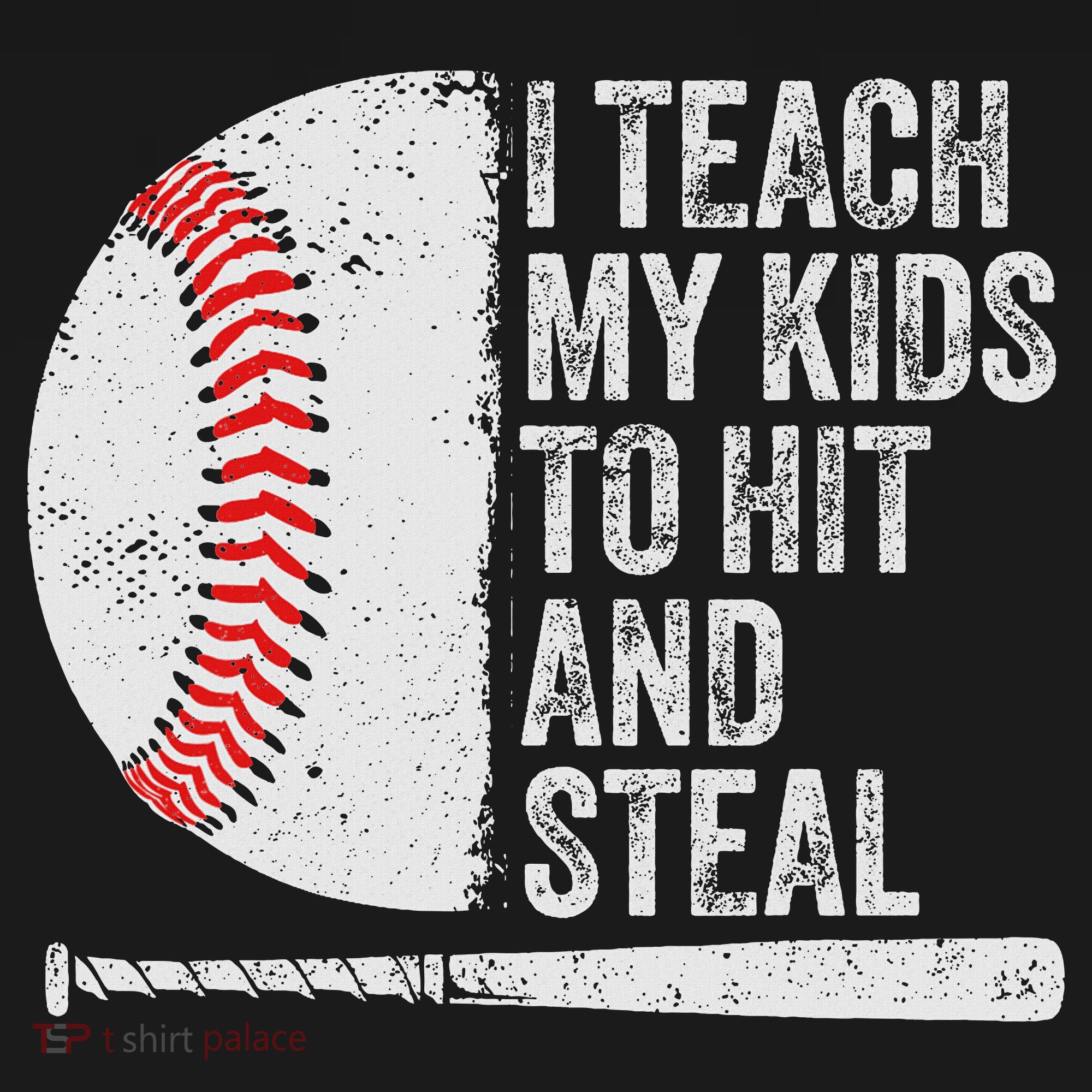 Funny Baseball Mom I Teach My To Hit And Steal Hoodie