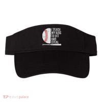 Funny Baseball Mom I Teach My To Hit And Steal Visor thumb 0