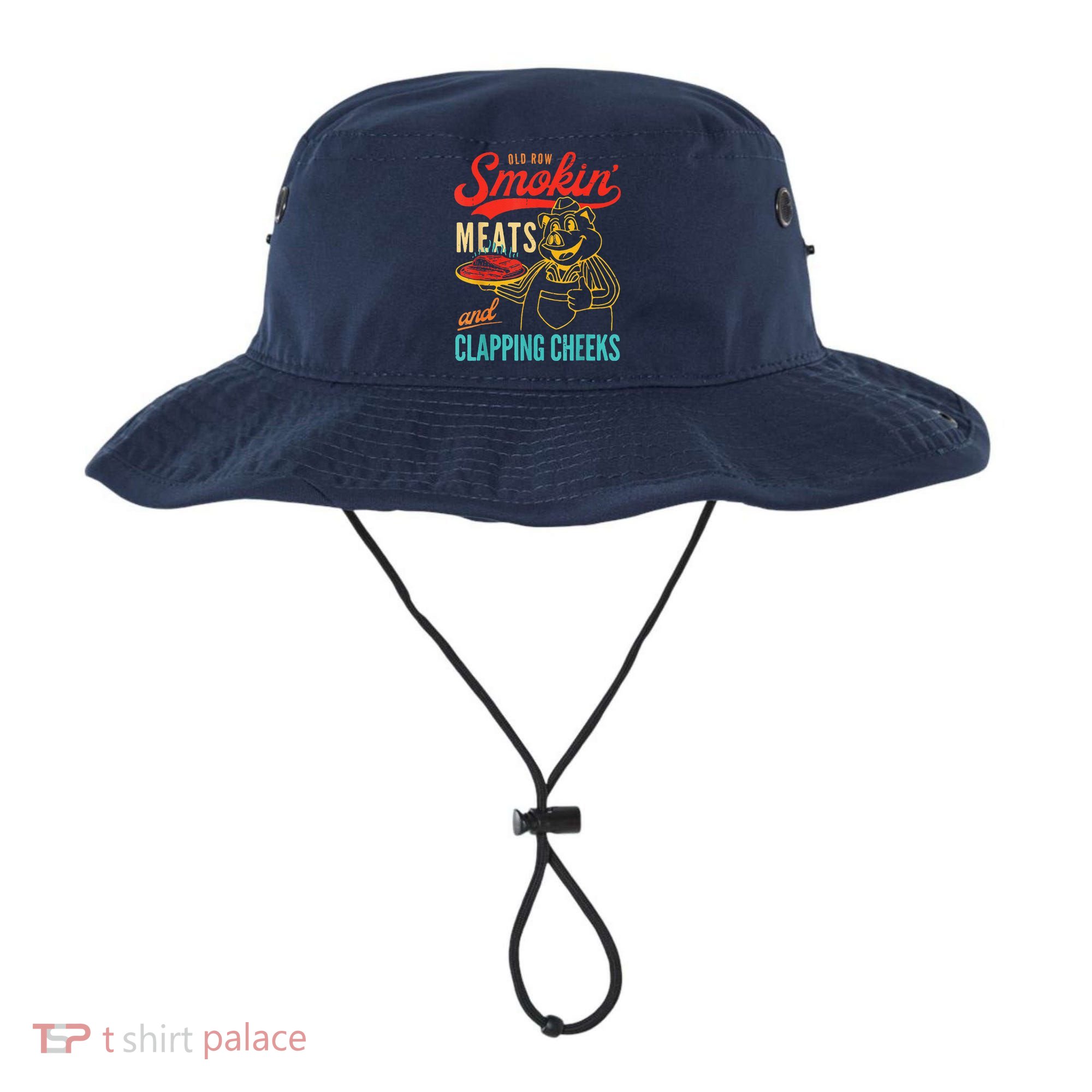 Funny Bbq Meat Groovy Smoking Meats And Clapping Cheeks Bucket Hat