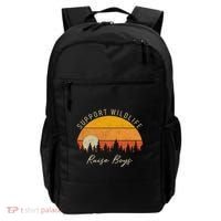 Funny Busy Mom Raising Boy Wildlife Novelty Gift Backpack thumb 0