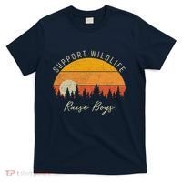 Funny Busy Mom Raising Boy Wildlife Novelty Gift T-Shirt thumb 0