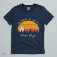 Funny Busy Mom Raising Boy Wildlife Novelty Gift T-Shirt thumb 5