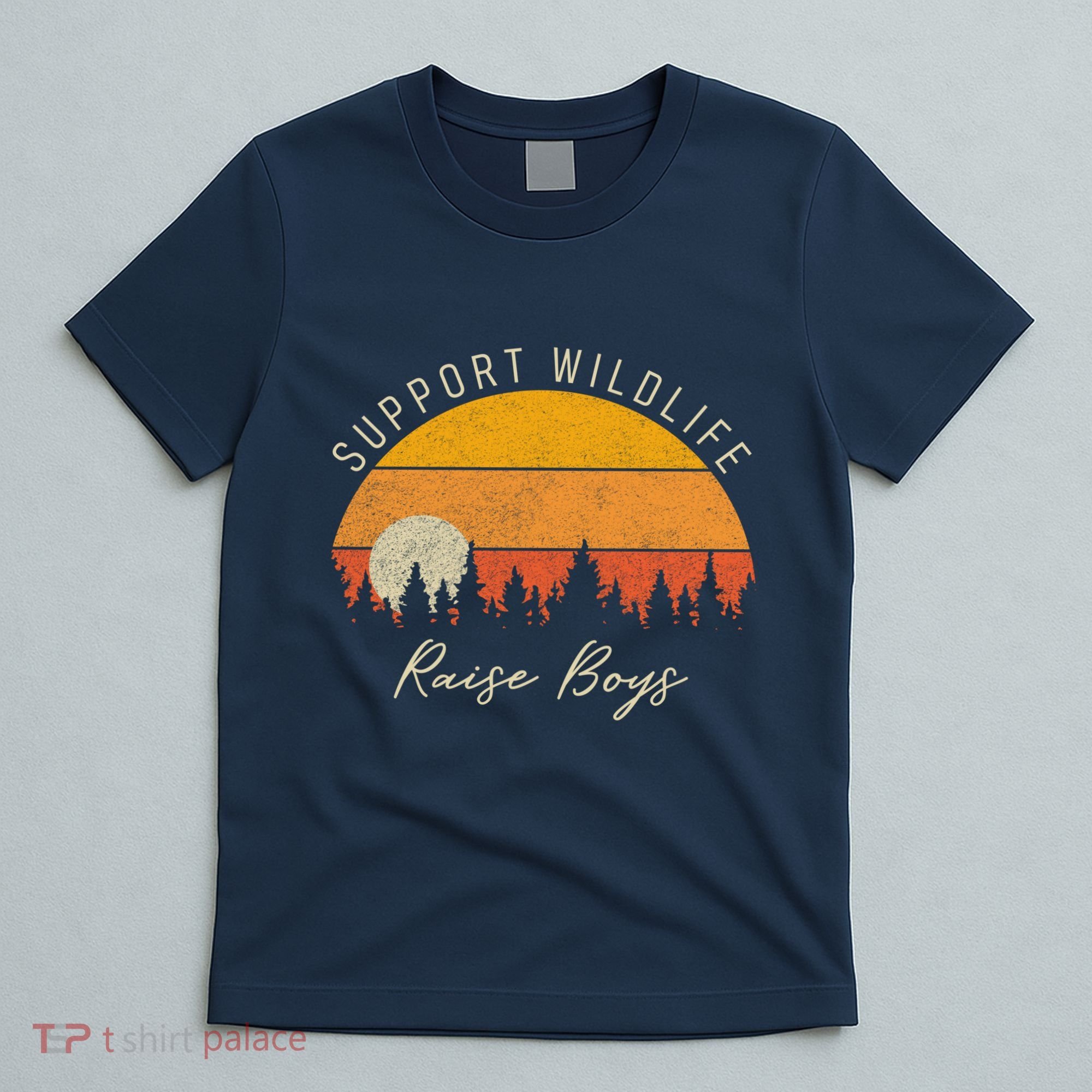 Funny Busy Mom Raising Boy Wildlife Novelty Gift T-Shirt