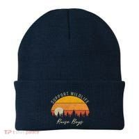 Funny Busy Mom Raising Boy Wildlife Novelty Gift Beanie thumb 0