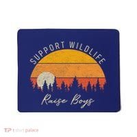 Funny Busy Mom Raising Boy Wildlife Novelty Gift Mousepad thumb 0