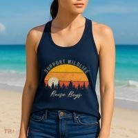 Funny Busy Mom Raising Boy Wildlife Novelty Gift Women's Tank Top thumb 2