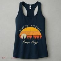 Funny Busy Mom Raising Boy Wildlife Novelty Gift Women's Tank Top thumb 3