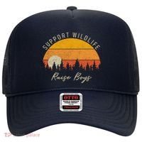 Funny Busy Mom Raising Boy Wildlife Novelty Gift Hat thumb 0