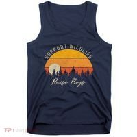Funny Busy Mom Raising Boy Wildlife Novelty Gift Tank Top thumb 0