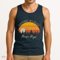 Funny Busy Mom Raising Boy Wildlife Novelty Gift Tank Top thumb 3