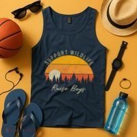 Funny Busy Mom Raising Boy Wildlife Novelty Gift Tank Top thumb 4