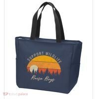 Funny Busy Mom Raising Boy Wildlife Novelty Gift Tote Bag thumb 3