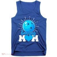 Funny Bowling Mom Mama MotherS Day Sport Lover Gift Tank Top thumb 0