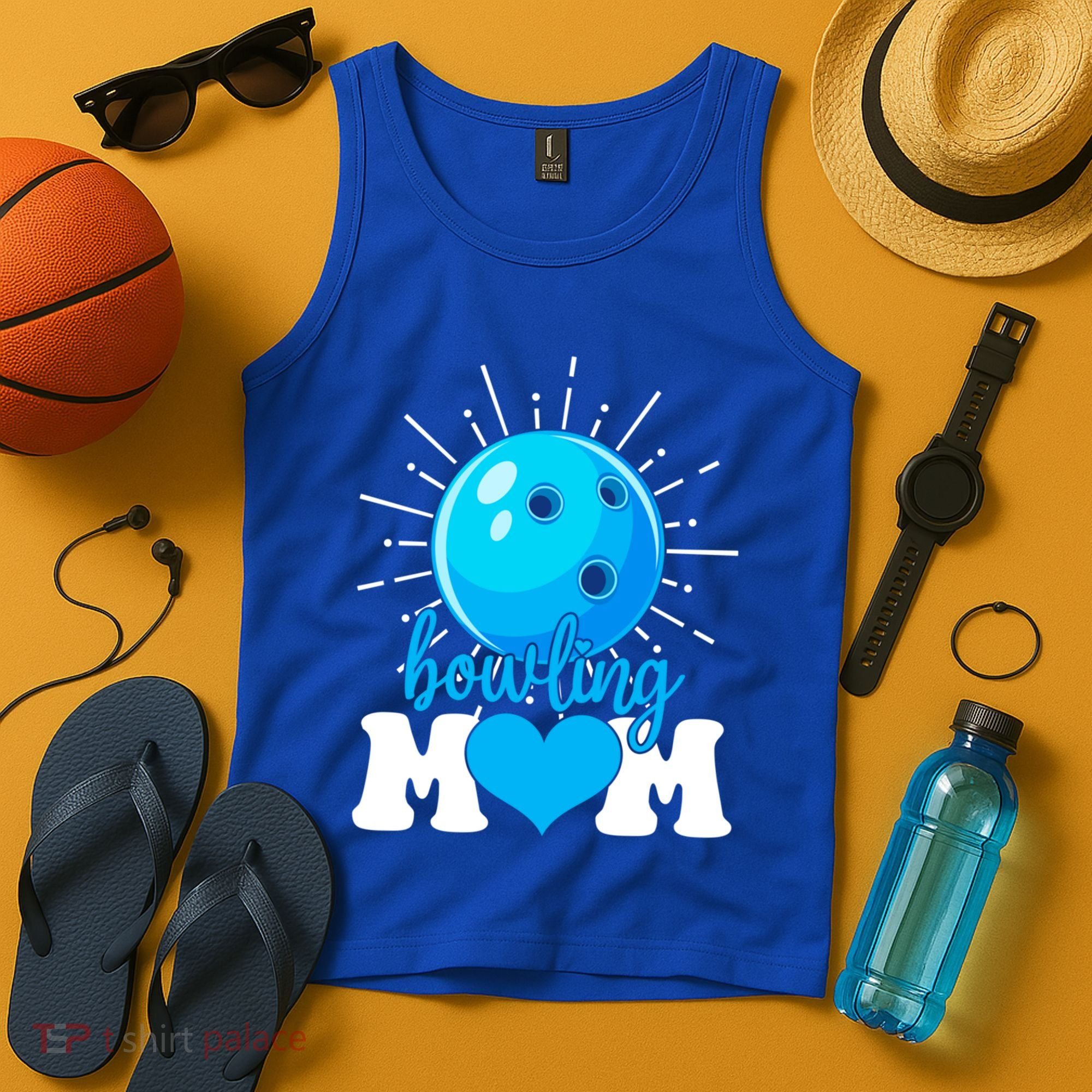Funny Bowling Mom Mama MotherS Day Sport Lover Gift Tank Top