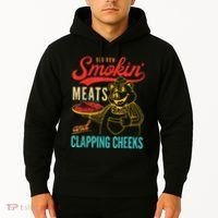 Funny Bbq Meat Groovy Smoking Fun Hoodie thumb 2