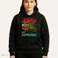 Funny Bbq Meat Groovy Smoking Fun Hoodie thumb 5