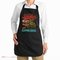 Funny Bbq Meat Groovy Smoking Fun Apron thumb 2