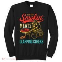 Funny Bbq Meat Groovy Smoking Fun Sweatshirt thumb 0