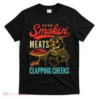 Funny Bbq Meat Groovy Smoking Fun T-Shirt thumb 0