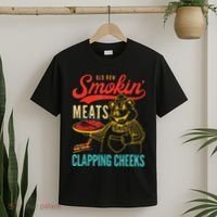 Funny Bbq Meat Groovy Smoking Fun T-Shirt thumb 2
